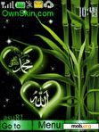 Download mobile theme ALLAH C.C .MUHAMMED S.A.W. islamic theme