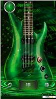 Download mobile theme green guitar