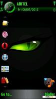 Download mobile theme green eye