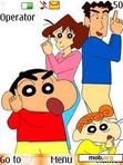 Download mobile theme shin chan