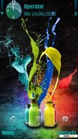 Download mobile theme colorful splash