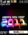 Download mobile theme Happy New Year 2011