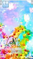 Download mobile theme rainbow flowers