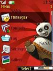 Download mobile theme KungFu Panda  Clock