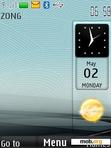 Скачать тему Waves Clock