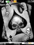 Download mobile theme ANIMATED SCULL CARDS