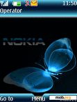 Download mobile theme ANIMATED NOKIA BUTTERFLY