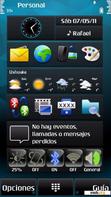 Download mobile theme Dark blue and balck