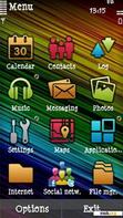 Download mobile theme colorful lines