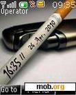 Download mobile theme Cigarette Clock