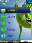 Download mobile theme Monsters Inc Clock