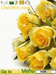 Download mobile theme yellow roses