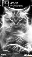 Download mobile theme Fractal Cat