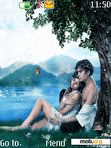 Download mobile theme love couple