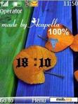 Download mobile theme Autumn Clock By ACAPELLA