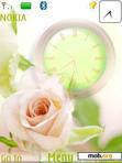 Download mobile theme Flower Clock