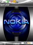 Download mobile theme BLUE NOKIA