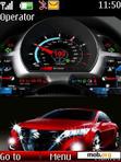 Download mobile theme Clock Car