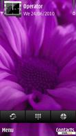 Download mobile theme Absolutely Purple Flower