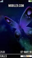Download mobile theme butterfly & flowers