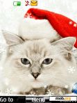 Download mobile theme Santa Cat