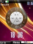 Download mobile theme Android Colorful Clock