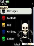 Download mobile theme Funny Skeleton CLK