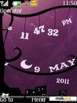 Download mobile theme Night clock