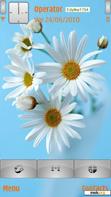 Download mobile theme white flowers