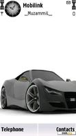 Download mobile theme Black Audi