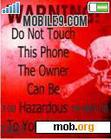 Download mobile theme warning