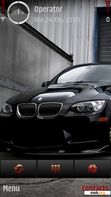 Download mobile theme black bmw by dimitar