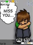 Download mobile theme I miss you