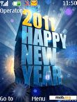 Download mobile theme animated new year