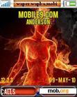 Download mobile theme Fire Girl