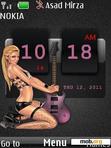 Download mobile theme Babe Clock