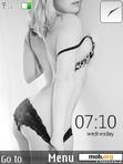 Download mobile theme Teasing babe