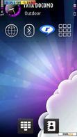 Download mobile theme CLOUDS UNDER RAY