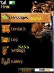 Download mobile theme Tiger Clock