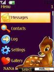 Download mobile theme Bambi Clock