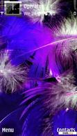 Download mobile theme Purple Feathers