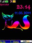 Download mobile theme Rainbow cat