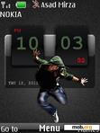 Download mobile theme Dancer CLock