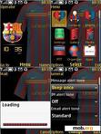 Download mobile theme barcelona clock