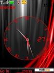 Download mobile theme Red clock