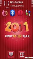 Download mobile theme HAPPY NEW YEAR 2011