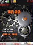 Download mobile theme Nokia Clock