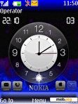 Скачать тему animated nokia clock