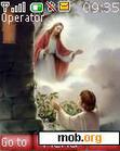 Download mobile theme Jesus & Baby