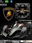 Download mobile theme Lamborghini Clock